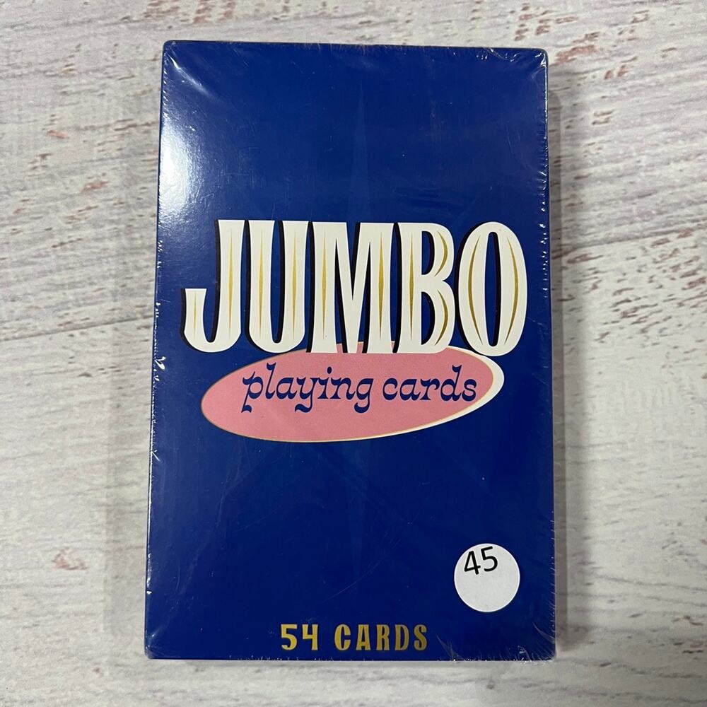 JUMBO Playing Cards NEW